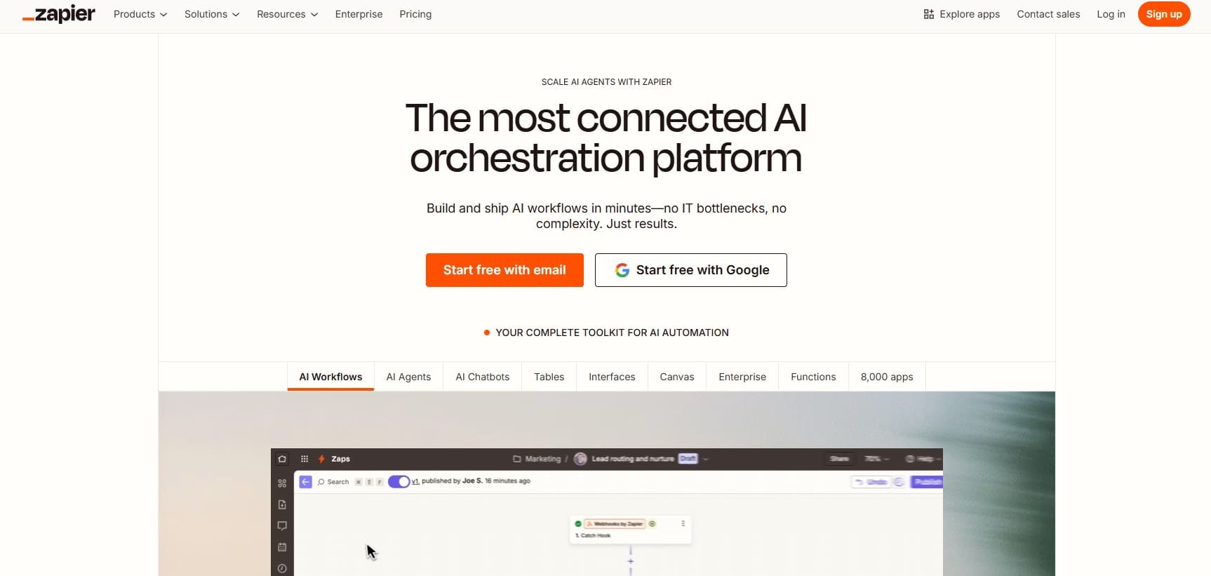 Tech Company Website for Inspiration