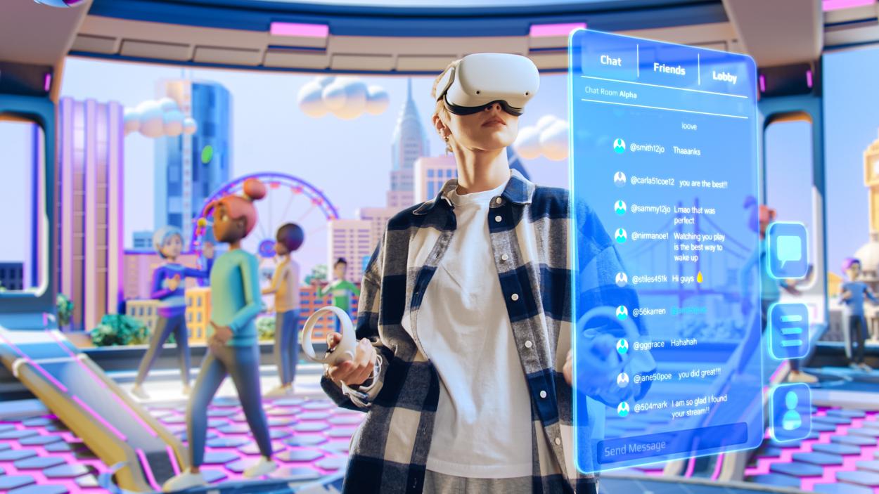 User Experience through a VR headset User Experience through a VR headset