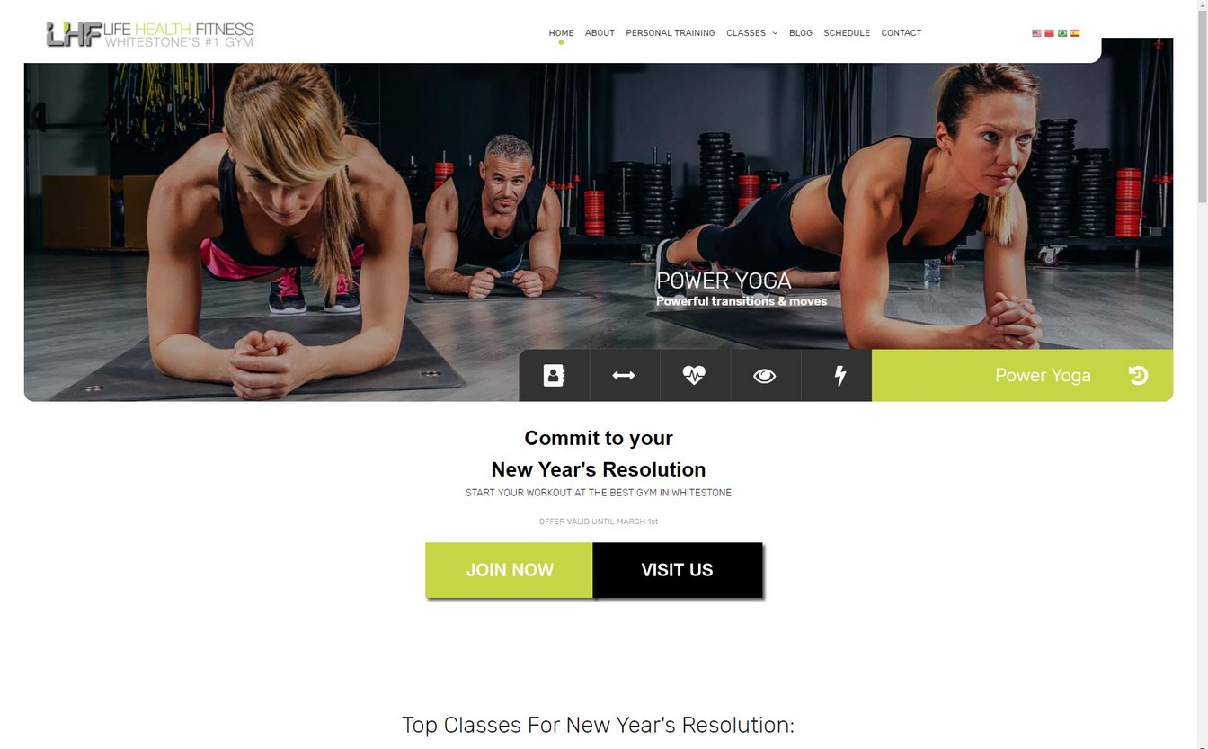 Life Health Fitness Website New